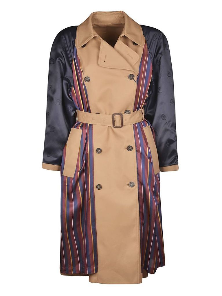 Tommy Hilfiger Double-breasted Reversible Belted Trench