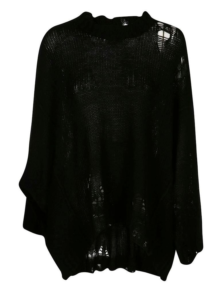 R13 Frayed Knitted Jumper