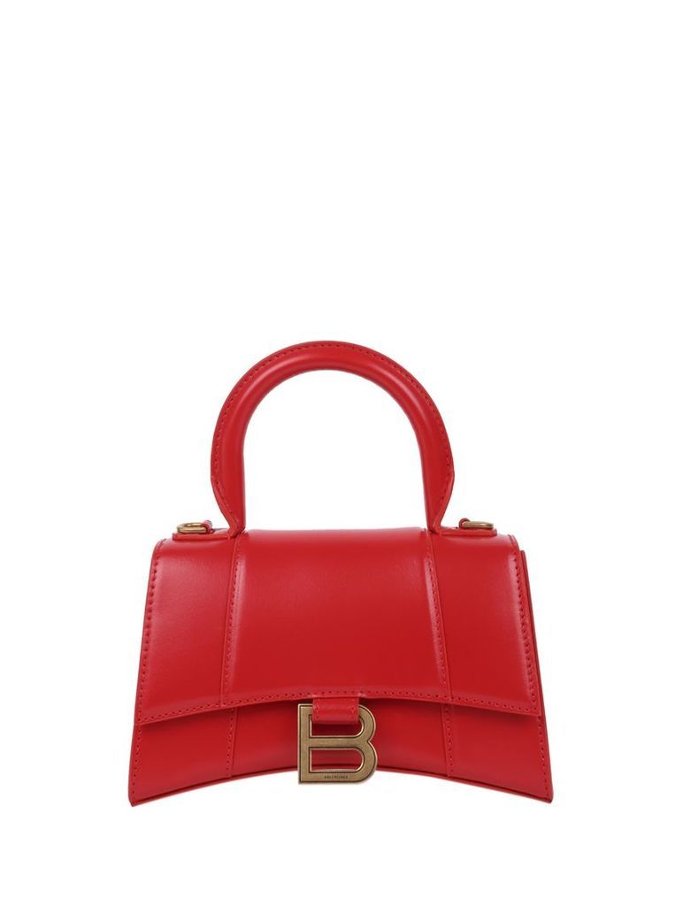 Balenciaga Red Hour Bag Xs