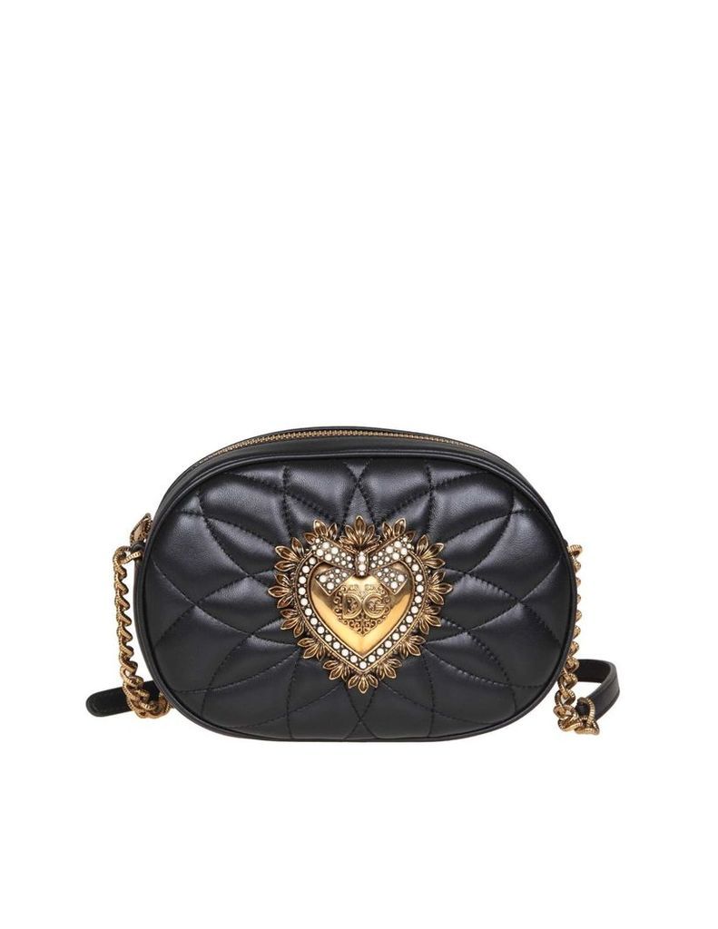 Dolce & Gabbana Shoulder Bag Devotion In Nappa Matelassé
