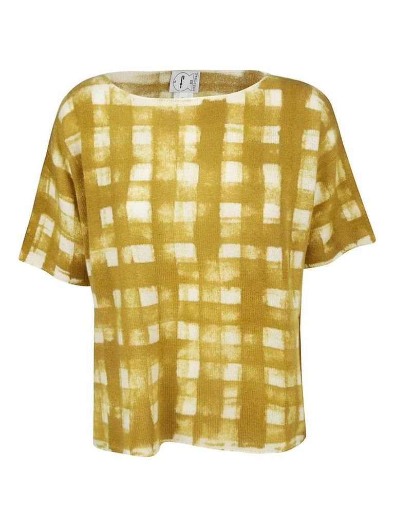 Checked Print Top