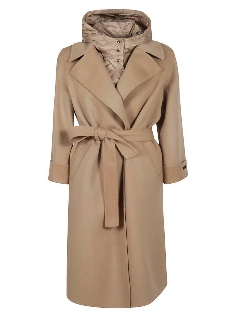 Peserico Belted Waist Long Trench Coat
