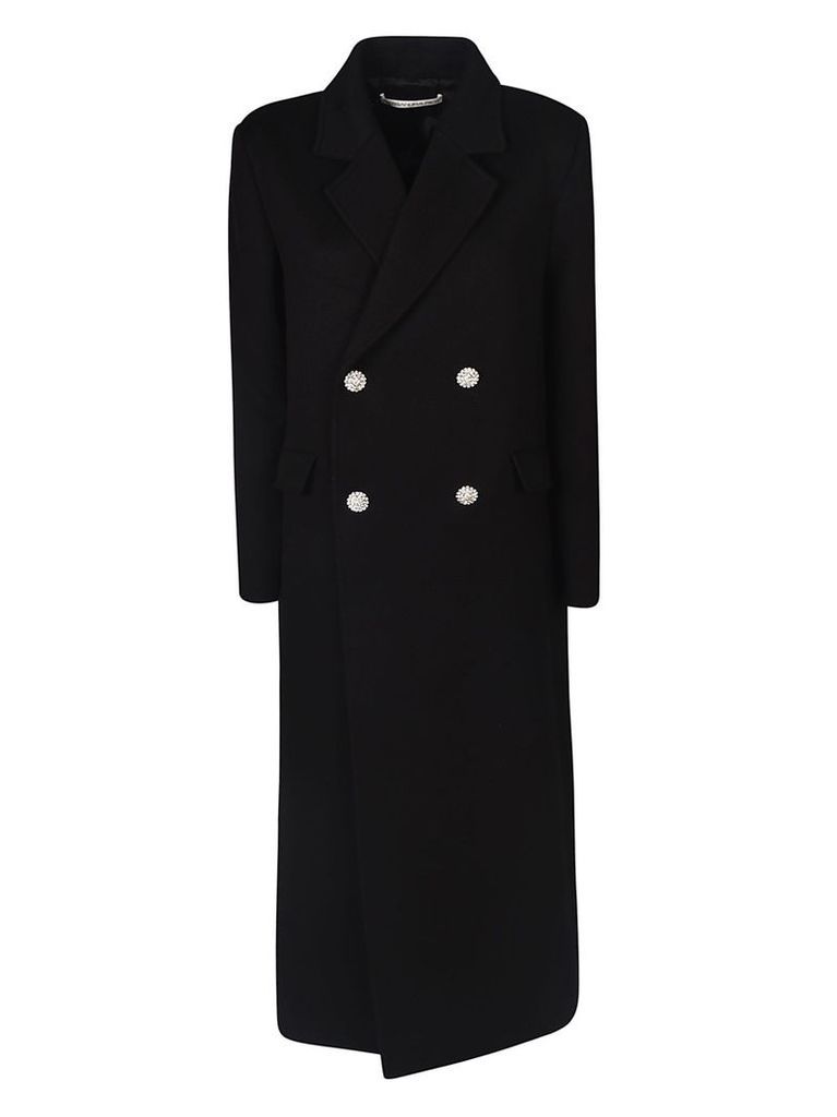 Alessandra Rich Double Breasted Two-button Long Coat