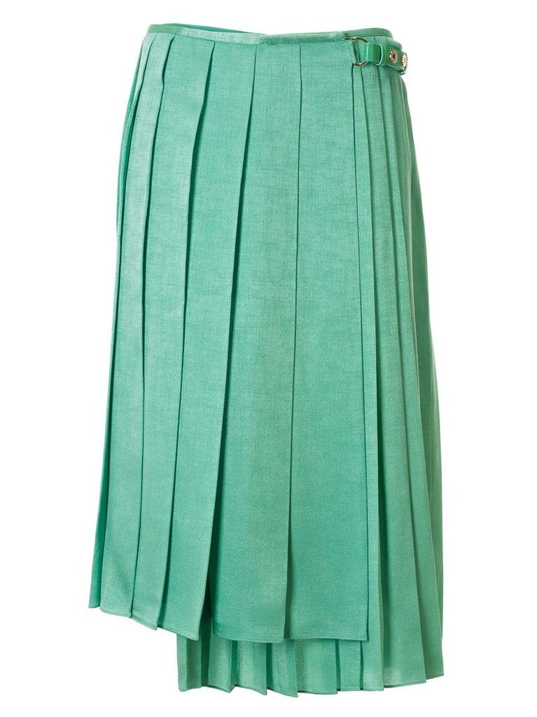 Fendi Textured Silk Skirt
