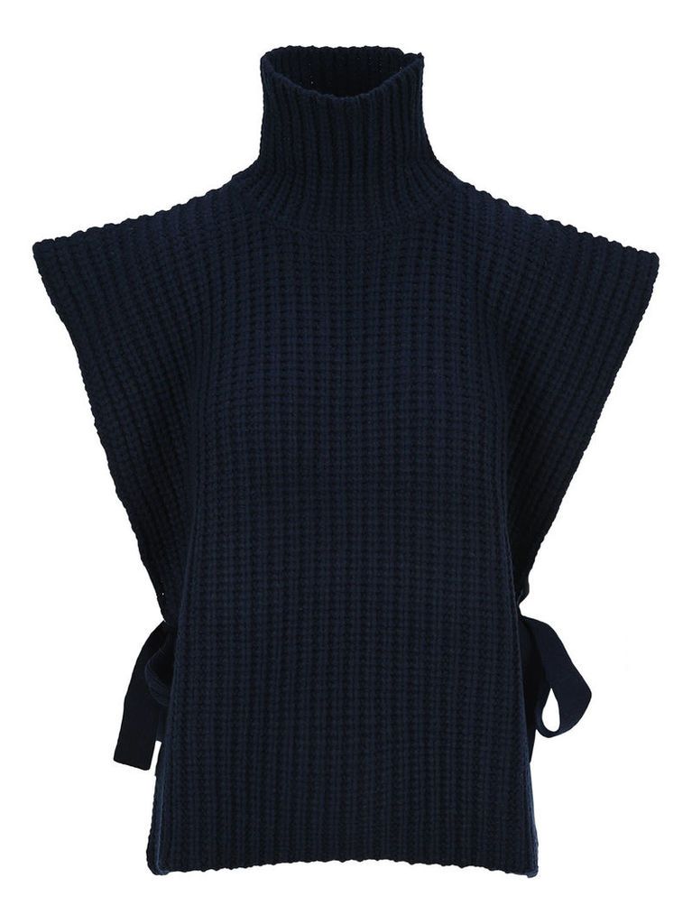 See By Chloe Sleeveless Turtleneck Knitted Top