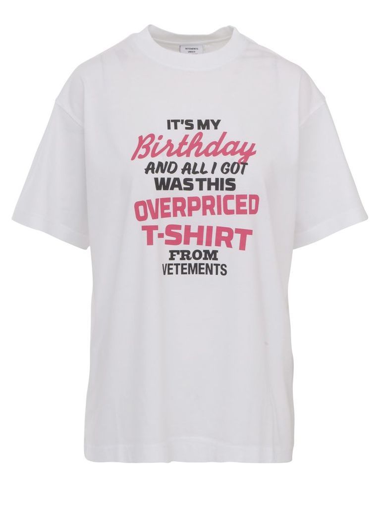 Vetements Birthday T-shirt