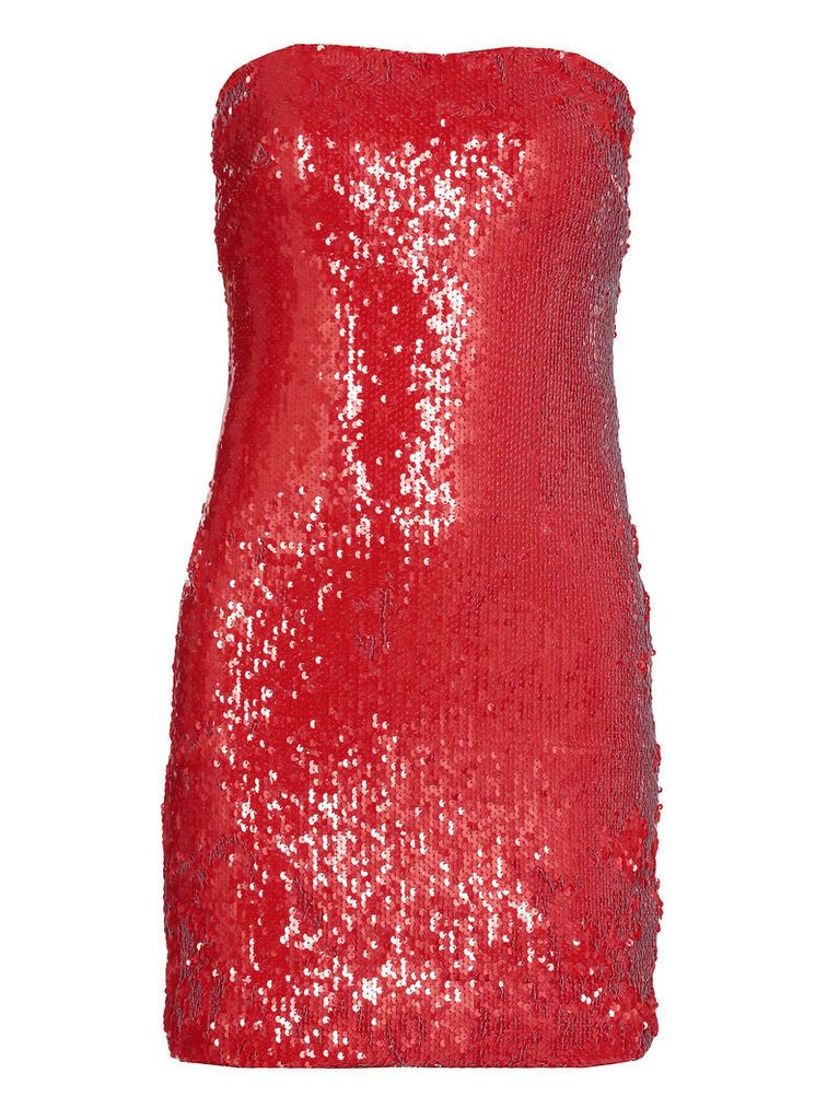 Dondup Mini Dress With Sequins