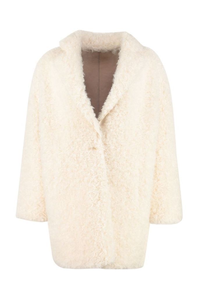 Pinko Lavare Faux Fur Coat