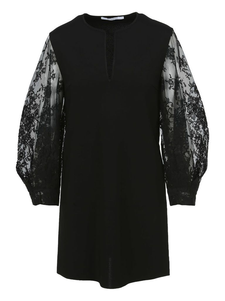 Givenchy Floral Lace Sleeved Dress