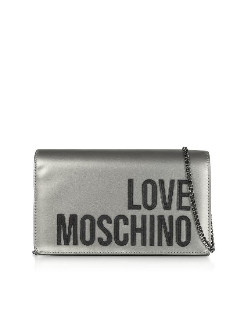 Love Moschino Love Moschino Signature Laminated Clutch