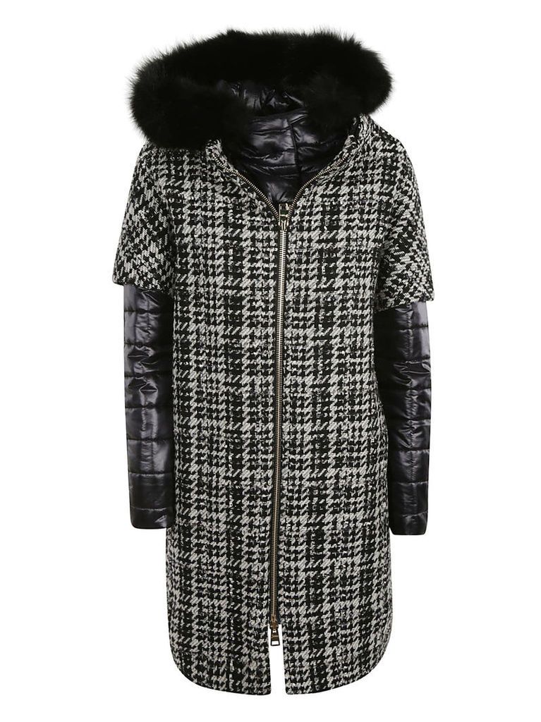 Herno Furry Collar Knitted Parka