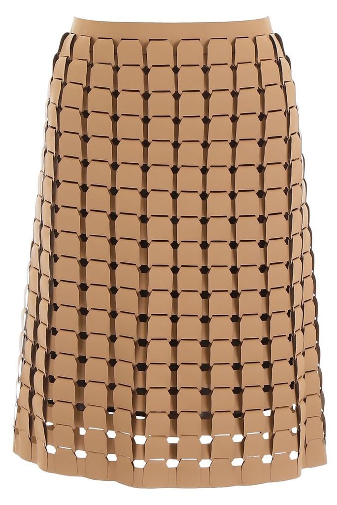 Bottega Veneta Woven Rubber Skirt