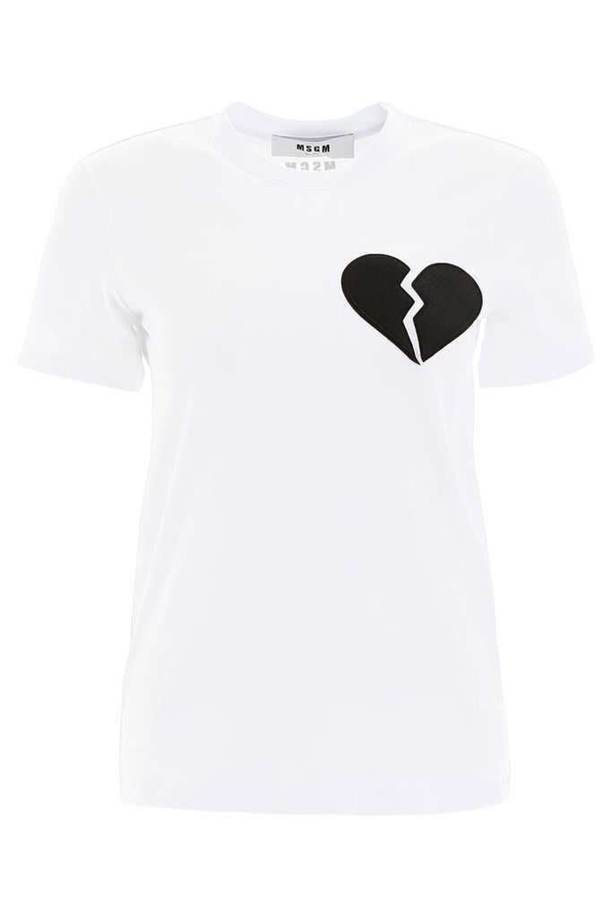 MSGM Broken Heart T-shirt