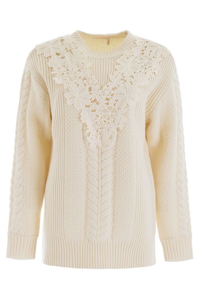 Pullover With Lace