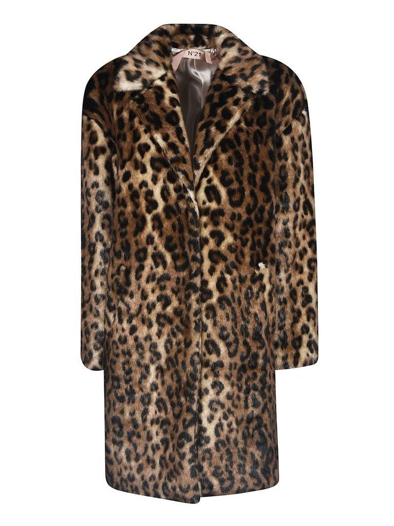 N.21 Leopard Printed Coat