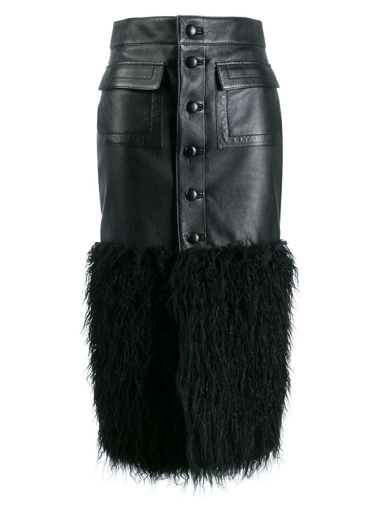 Saint Laurent Skirt W/fur