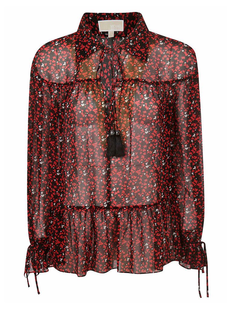 Michael Kors Printed Detail All-over Blouse