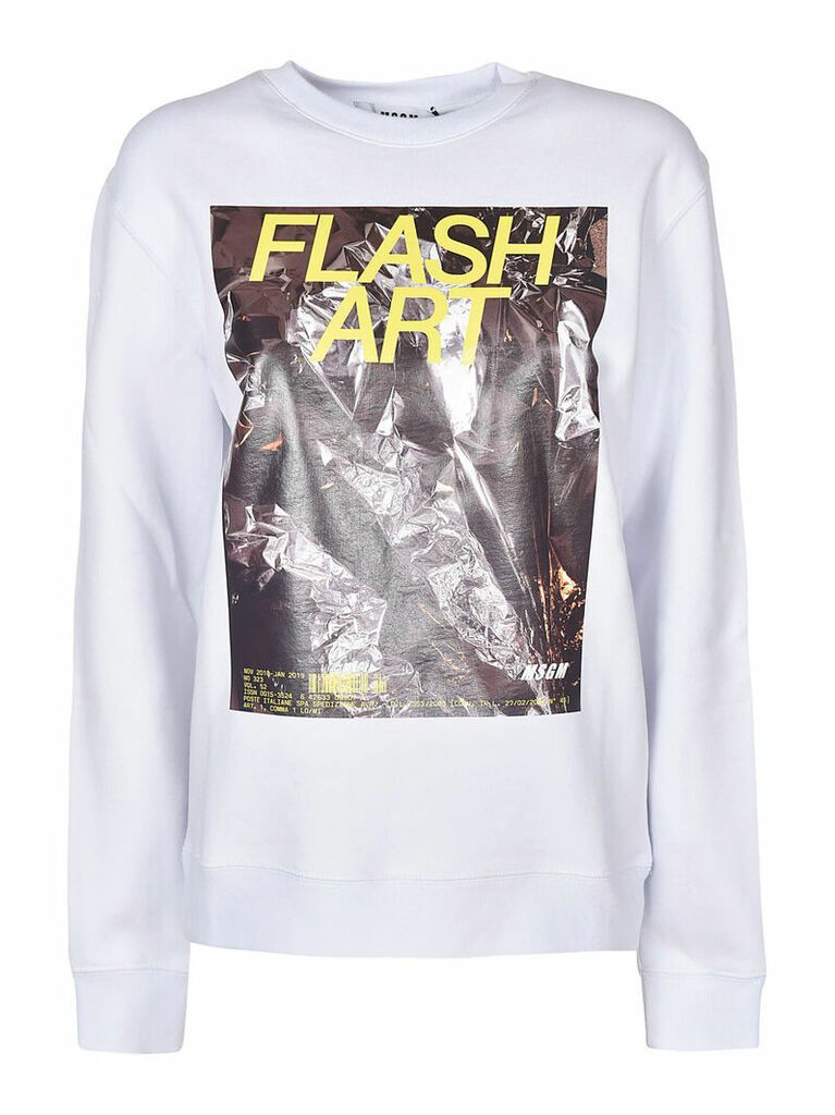 MSGM Flash Art Sweatshirt