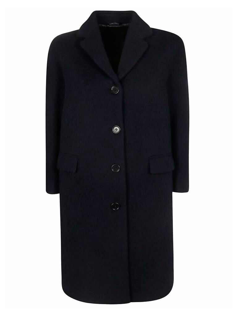 Aspesi Notched Collar Buttoned Coat