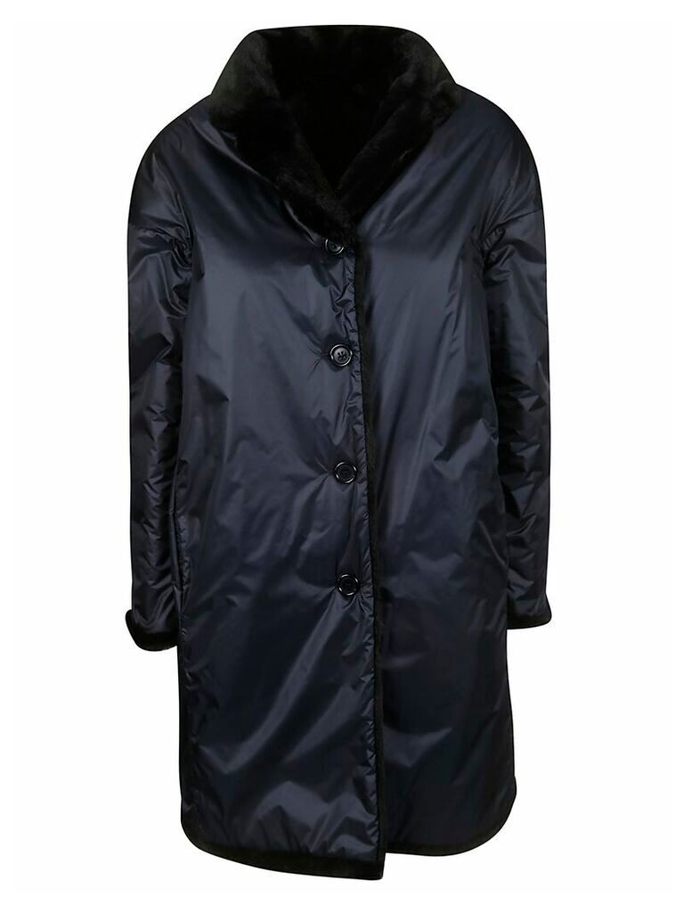 Aspesi Single Breasted Buttoned Reversible Parka