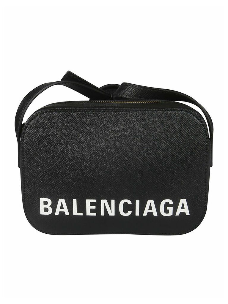 Balenciaga Logo Print Shoulder Bag