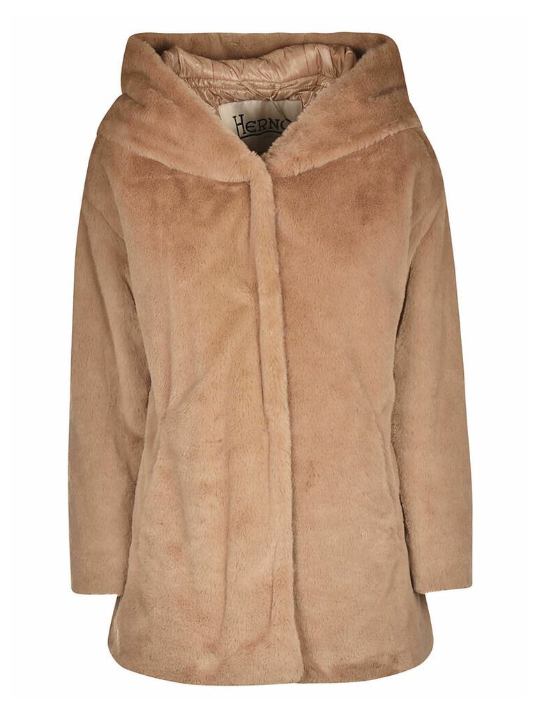 Herno Hooded Fur Jacket