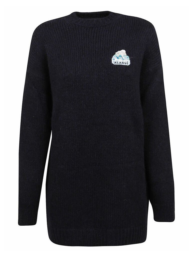 Alanui Global Warming Maxisweater Beluga Blue M