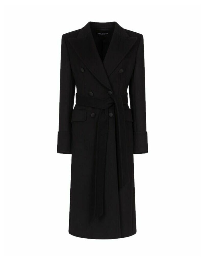 Dolce & Gabbana Dolce & gabbana Long Double-breasted Belted Coat