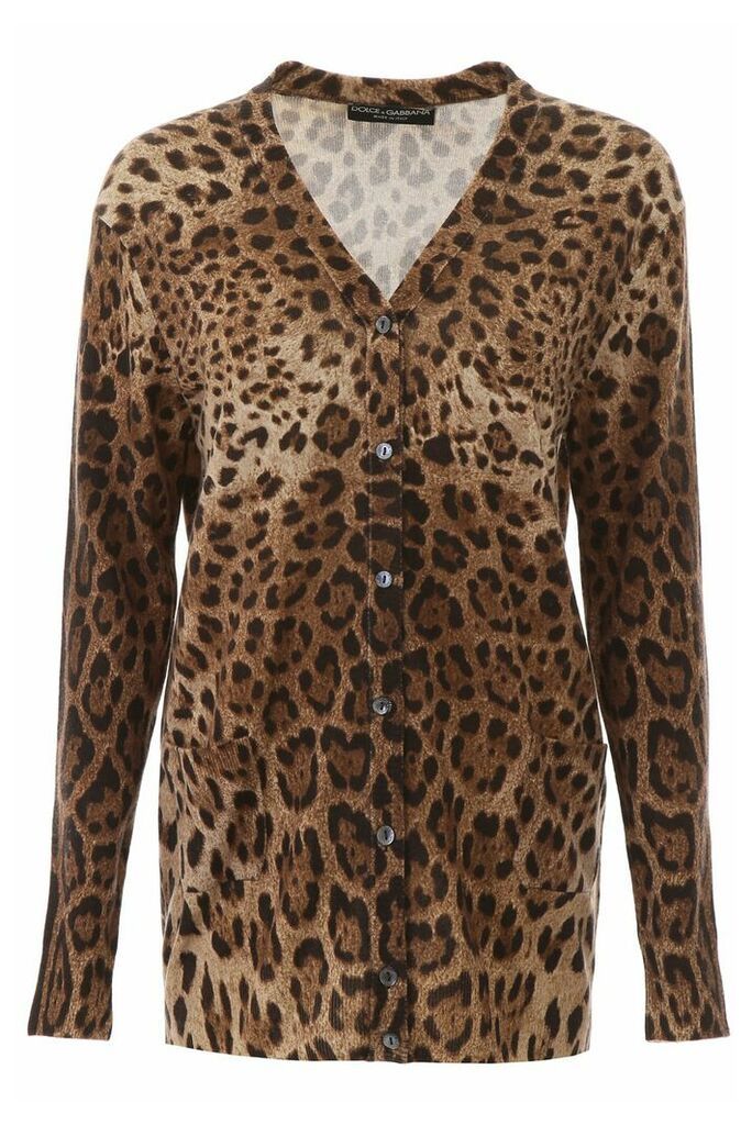 Dolce & Gabbana Leopard-printed Cardigan
