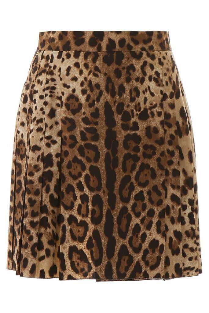 Leopard-printed Mini Skirt