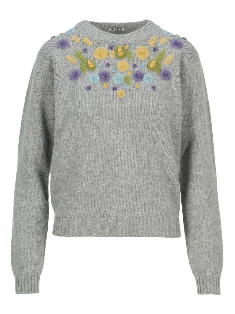 Miu Miu Embroidered Sweater