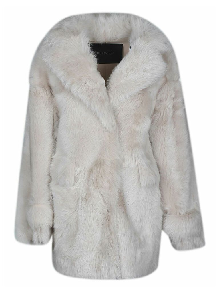 Blancha Fur Applique Coat