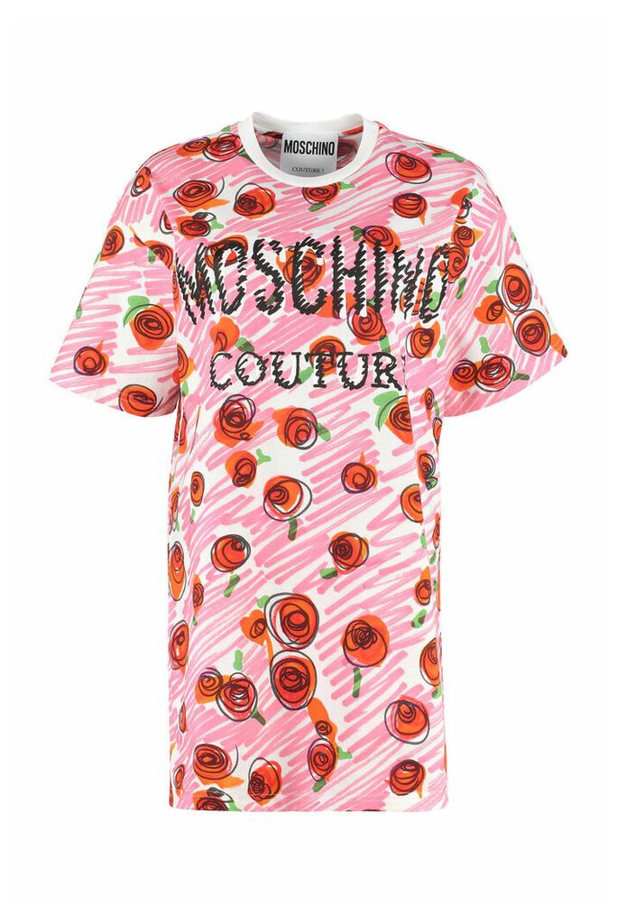 Moschino Printed Maxi T-shirt Dress