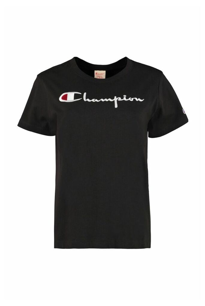 Champion Logo Detail Cotton T-shirt