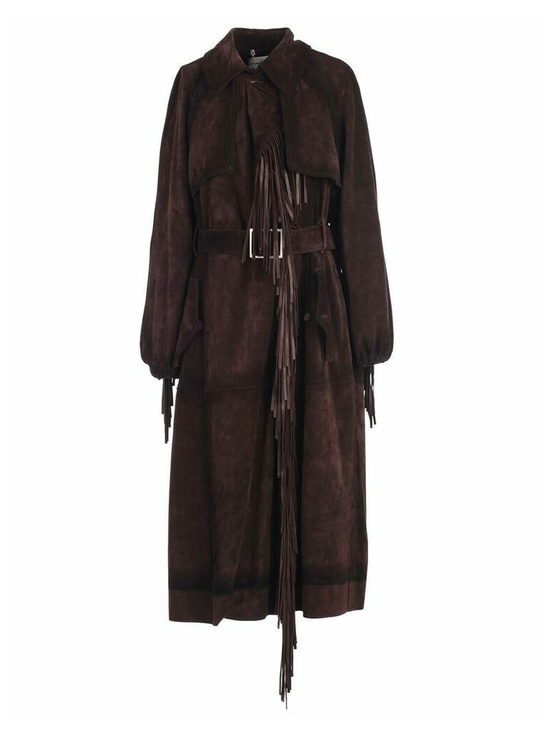 Golden Goose Trench Leather W/fringes