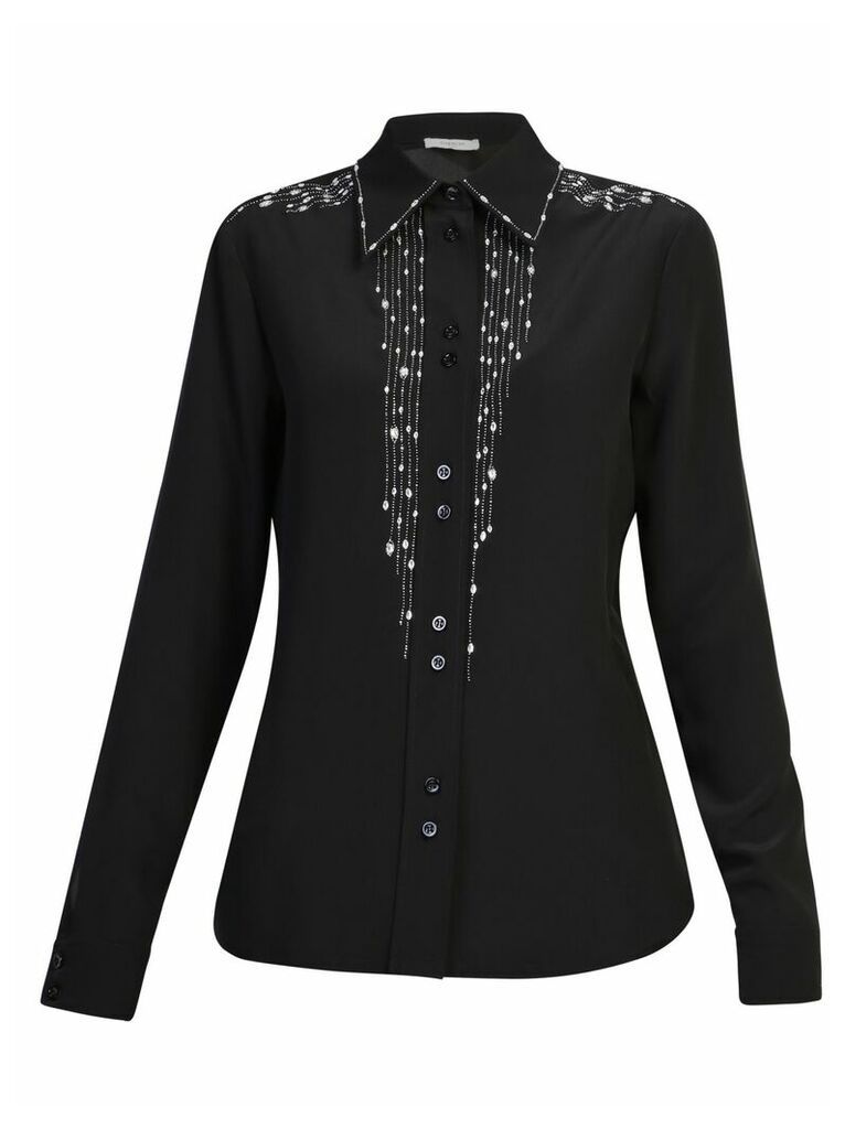Givenchy Embellished Crepe Silk Shirt