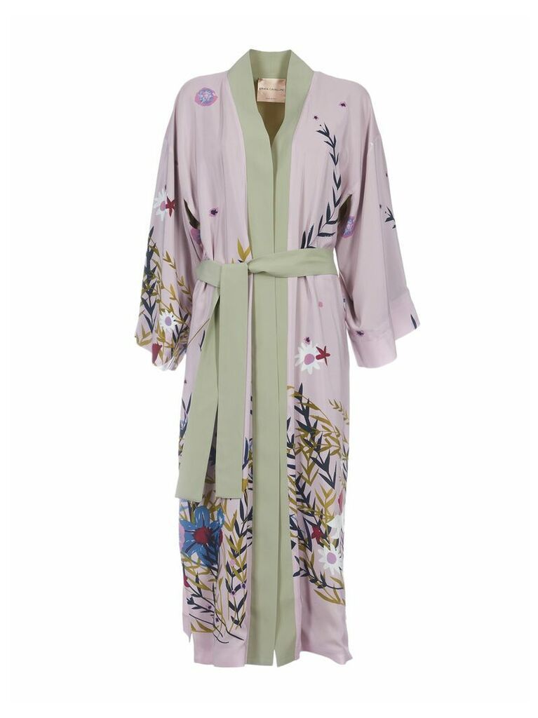 Erika Cavallini Floral Print Kimono