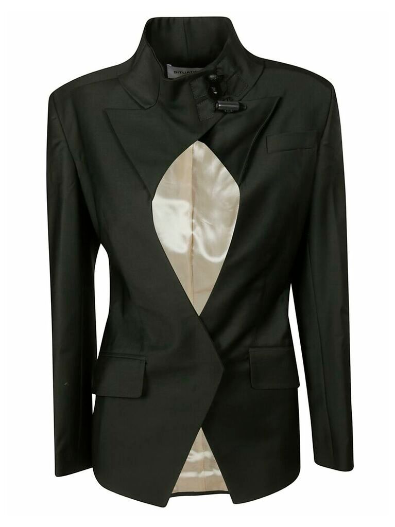 Situationist Cut-out Detail Blazer