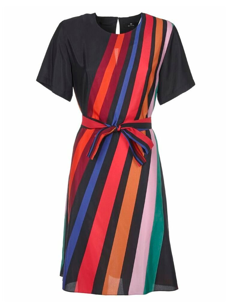 Multicolor Lined Dress