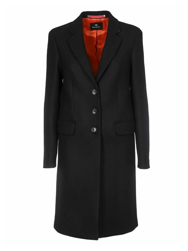 Wool And Cashmere Coat In Black