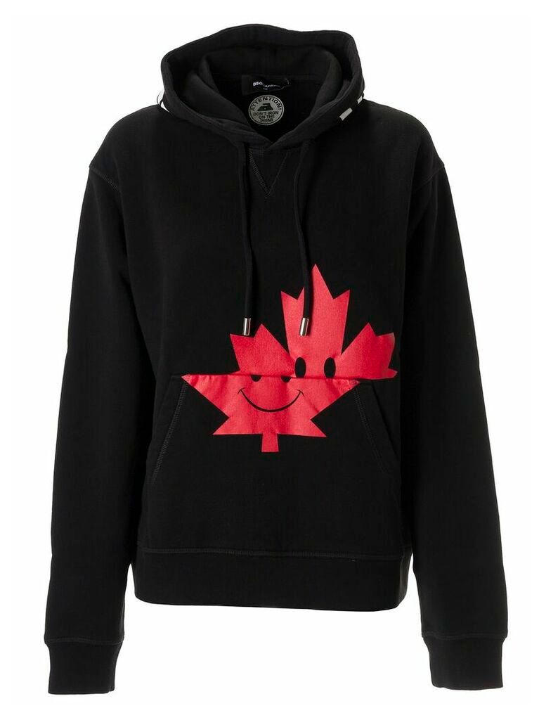 Dsquared2 Smiley Maple Leaf Hoodie
