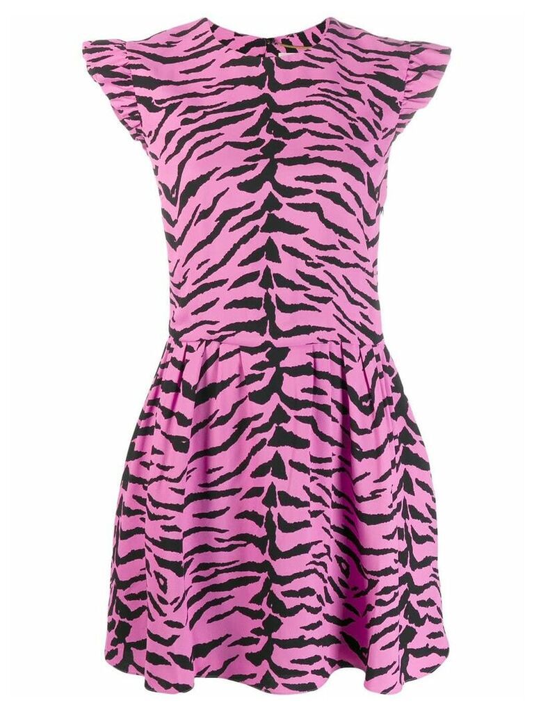 Saint Laurent Zebra Print Dress