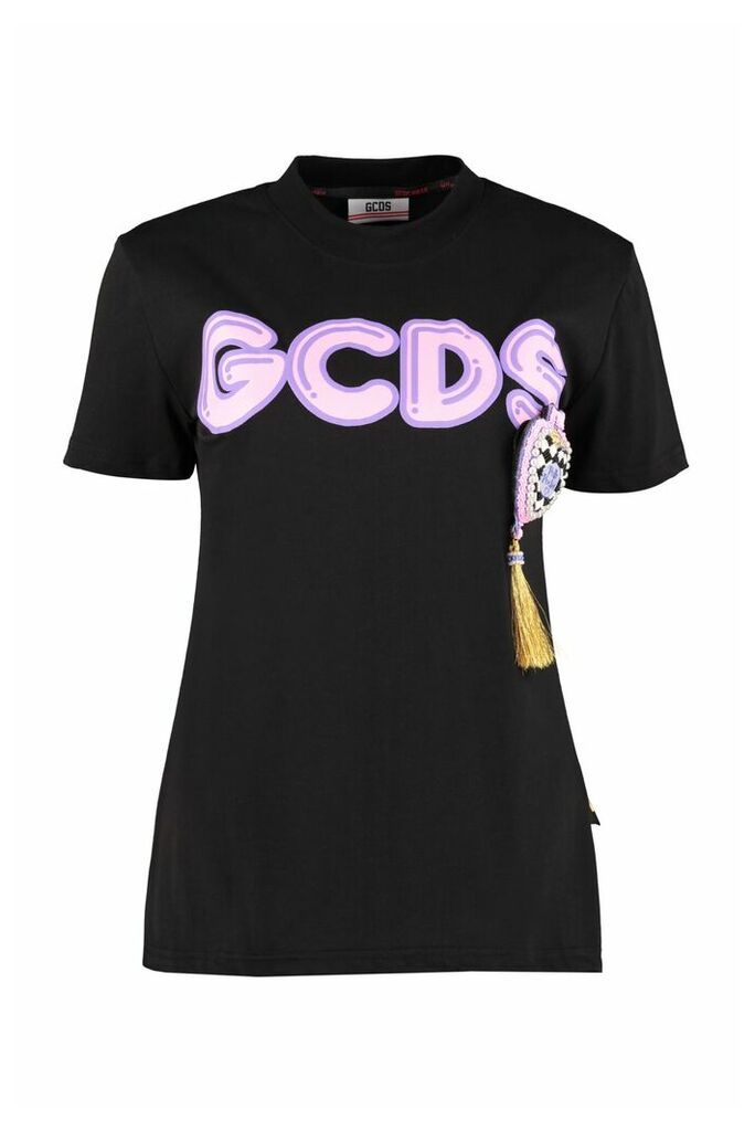 GCDS Printed Cotton T-shirt