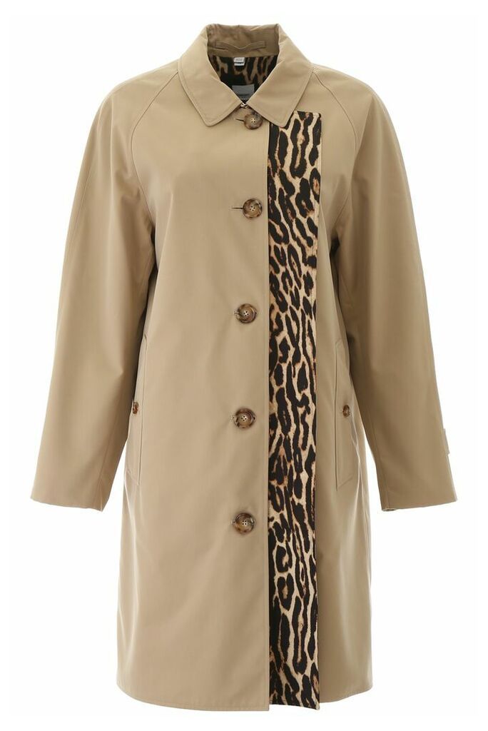 Raincoat With Leopard Print Lining