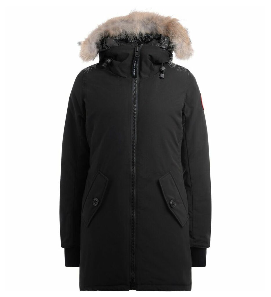 Parka Canada Goose Rosemont In Black With Non-removable Adjustable Hood
