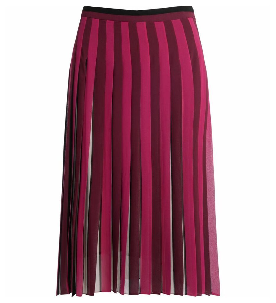 Michael Kors Pleated Skirt In Multicolor Fabric