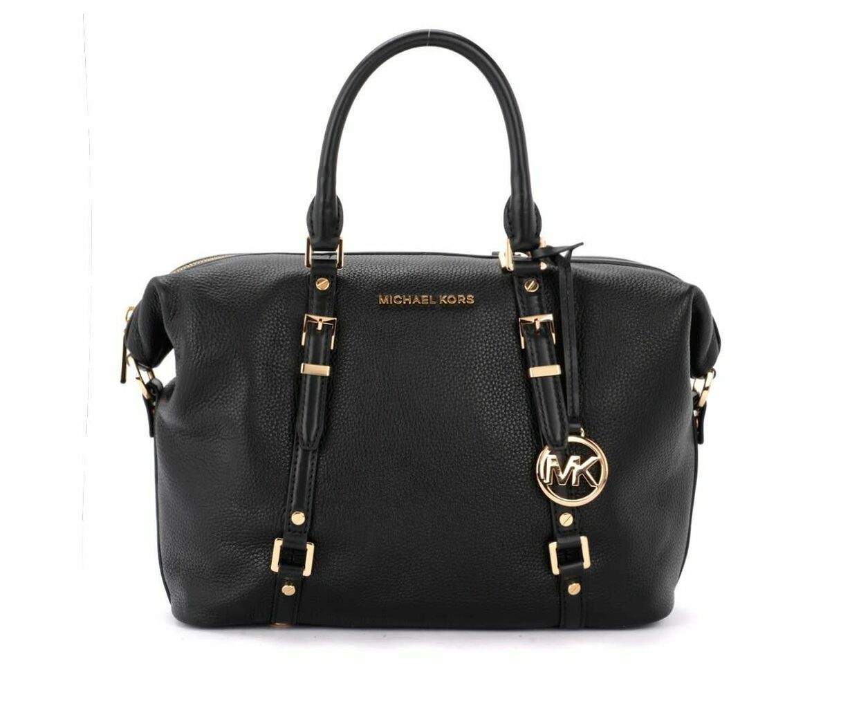 Handbag Michael Ko Model Satchel Bedford Legacy In Black Hammered Leather