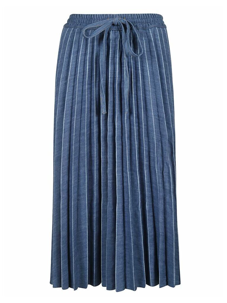 RED Valentino Wide Pleated Skirt