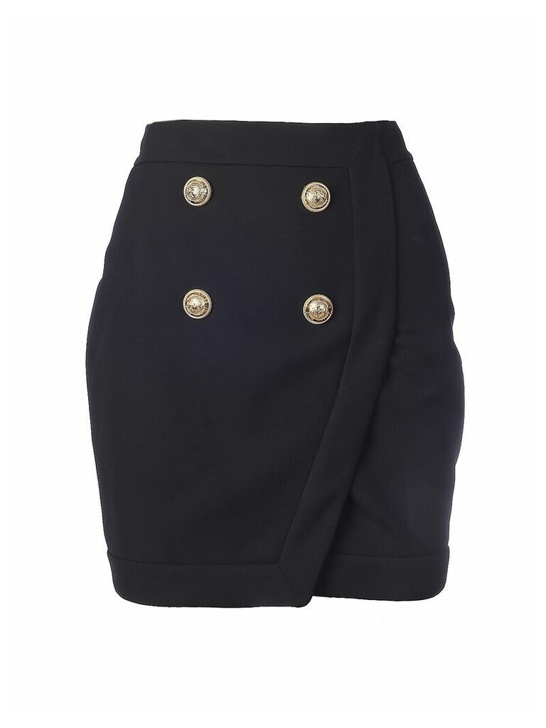 Short 4 Btn Wrap Skirt