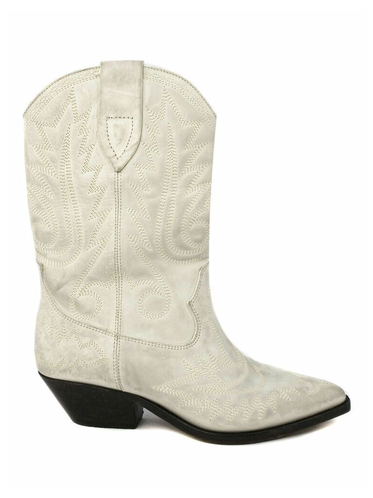 White Duerto Cowboy Boots